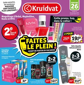 Catalogue Kruidvat | Semaine 26 | 2025-06-24T00:00:00.000Z - 2025-07-06T00:00:00.000Z