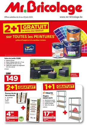 Catalogue Mr. Bricolage à Frameries | Folder Mr. Bricolage | 2025-06-24T00:00:00.000Z - 2025-06-29T00:00:00.000Z