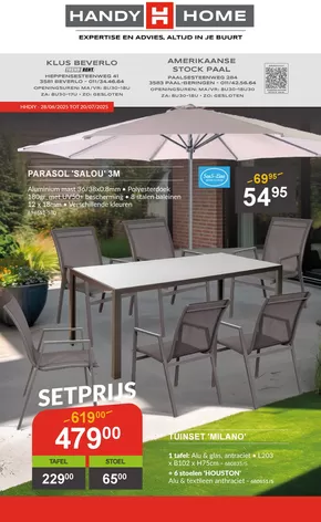 Catalogue HandyHome | Amerikaanse Stock Paal | 2025-06-28T00:00:00.000Z - 2025-07-20T00:00:00.000Z