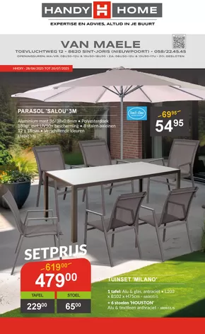 Catalogue HandyHome à Charleroi | Van Maele | 2025-06-28T00:00:00.000Z - 2025-07-20T00:00:00.000Z