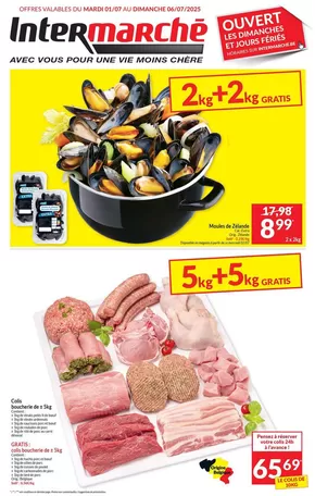 Catalogue Intermarché à Anderlues | Découvrez notre folder du 01/07 FR | 2025-07-01T00:00:00.000Z - 2025-07-06T00:00:00.000Z
