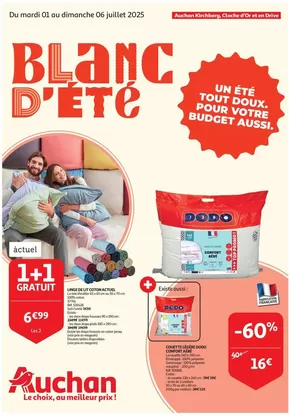 Catalogue Auchan à Leuze-en-Hainaut | Nos meilleures offres pour vous | 2025-07-01T00:00:00.000Z - 2025-07-06T00:00:00.000Z