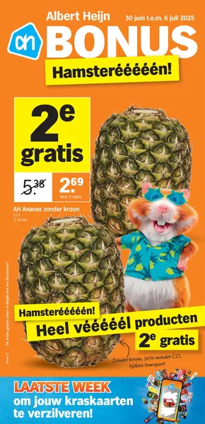 Catalogue Albert Heijn à Liège | Folder Albert Heijn | 2025-06-30T00:00:00.000Z - 2025-07-06T00:00:00.000Z