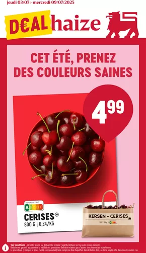 Catalogue Delhaize à Maasmechelen | Folder Delhaize - FR | 2025-07-03T00:00:00.000Z - 2025-07-09T00:00:00.000Z