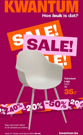 Catalogue Kwantum à Hasselt | Sale! | 2025-06-30T00:00:00.000Z - 2025-07-13T00:00:00.000Z