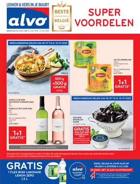 Catalogue Alvo à Bruxelles | Alvo Onze folder,boordevol aanbiedingen - NL | 2025-07-02T00:00:00.000Z - 2025-07-15T00:00:00.000Z