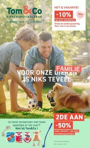 Catalogue Tom & Co à Bruxelles | Dépliant Tom & Co - NL | 2025-07-02T00:00:00.000Z - 2025-07-13T00:00:00.000Z