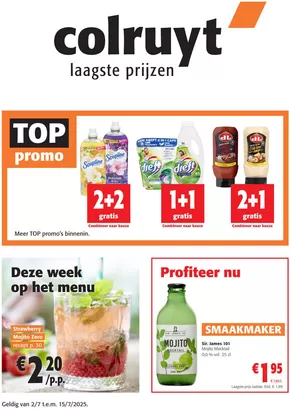 Catalogue Colruyt à Hasselt | Folder - NL | 2025-07-02T00:00:00.000Z - 2025-07-15T00:00:00.000Z
