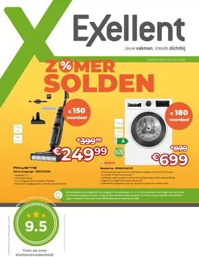 Catalogue Exellent à Audenarde | Exellent Witgoed Folder Zomersolden | 2025-07-01T00:00:00.000Z - 2025-07-31T00:00:00.000Z