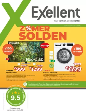 Catalogue Exellent à Bruges | Exellent Tv & Audio Folder Zomersolden | 2025-07-02T00:00:00.000Z - 2025-07-31T00:00:00.000Z