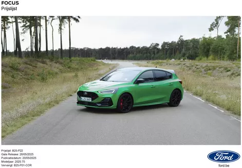 Catalogue Ford à Anvers | FORD FOCUS | 2025-09-22T00:00:00.000Z - 2026-09-22T00:00:00.000Z