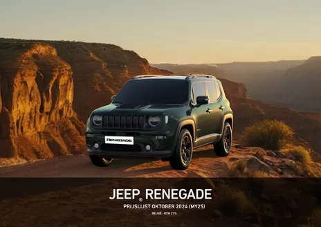 Catalogue Jeep à Anvers | Renegade | 2025-12-03T00:00:00.000Z - 2026-12-03T00:00:00.000Z