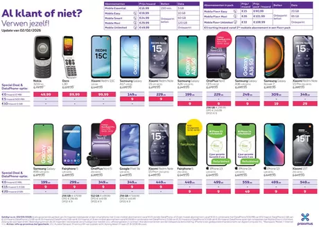 Catalogue Proximus | Verwen jezelf! | 2026-02-02T00:00:00.000Z - 2026-05-03T00:00:00.000Z